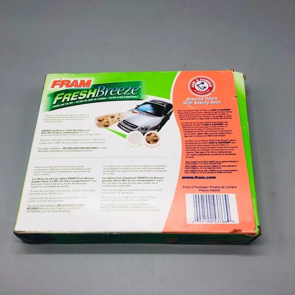 Fram Fresh breeze CF10370 contains 1 Piece Cabin Air Filter Car freshener READ - Picture 6 of 10